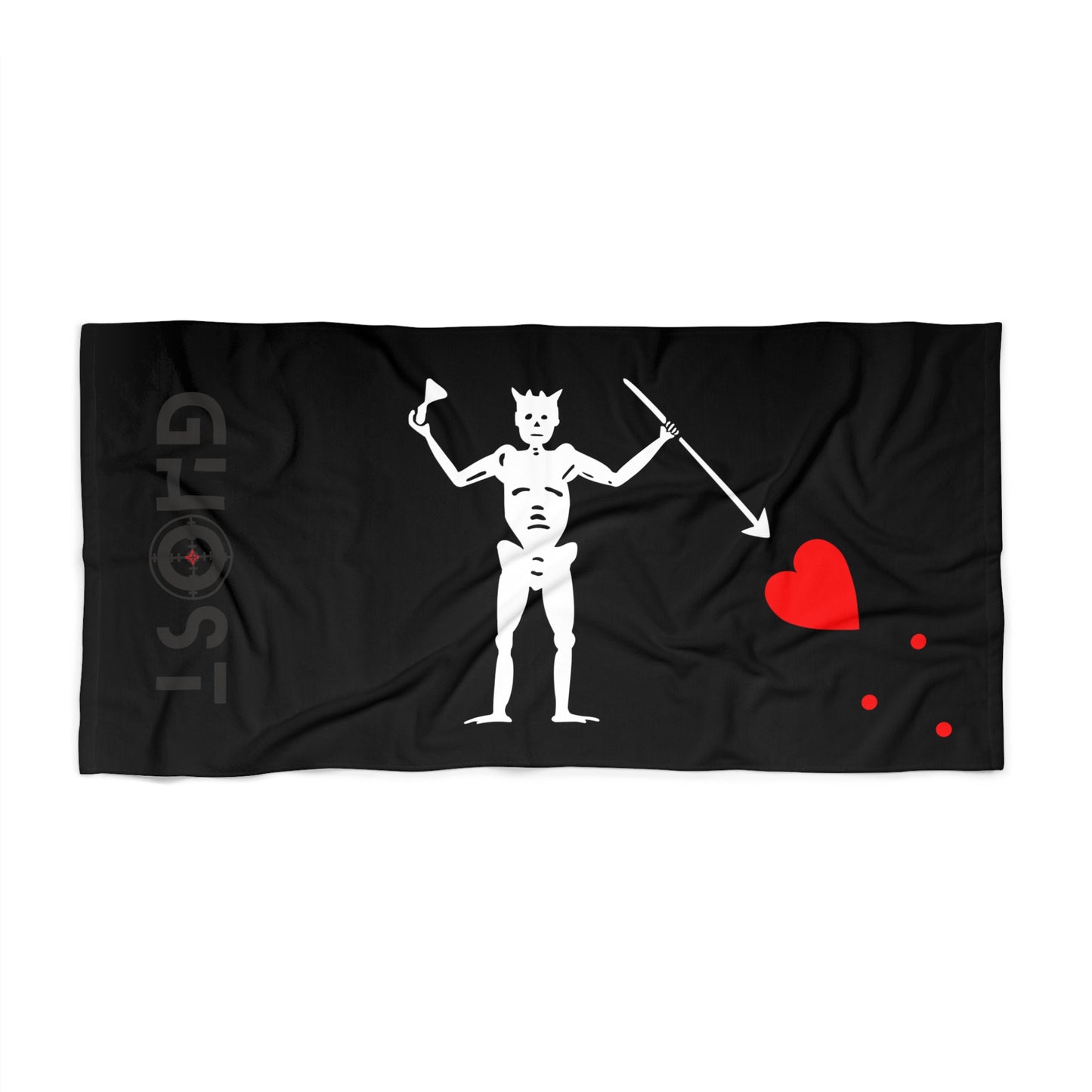 GHOST: Beach Towel (Blackbeard Design)