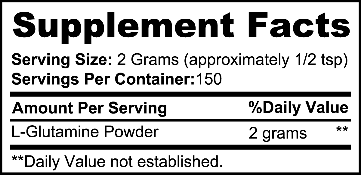 Pretty Dangerous: L-Glutamine Powder