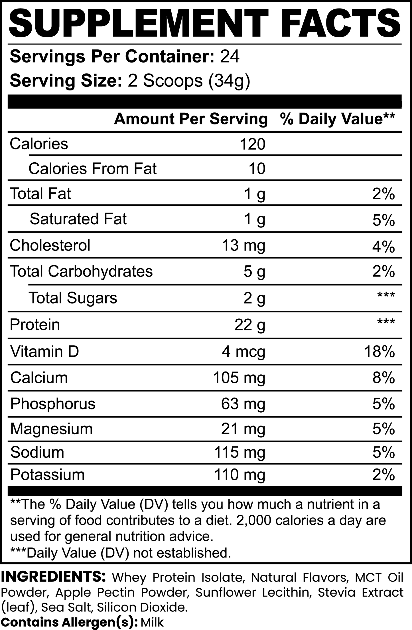 GHOST: Advanced 100% Whey Protein Isolate (Vanilla)