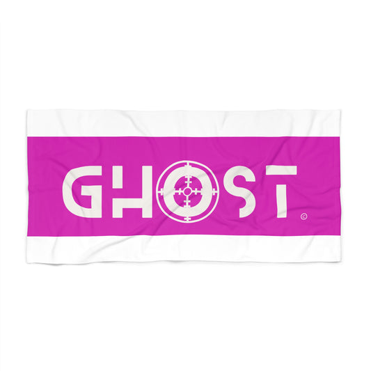 GHOST: Pink Beach Towel