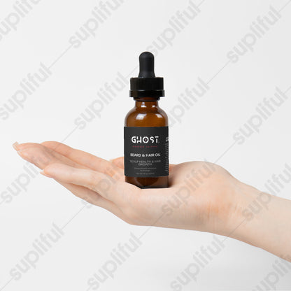 GHOST: Beard & Hair Oil for Scalp Health and Hair Growth